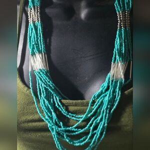 Turquoise Beaded Necklace